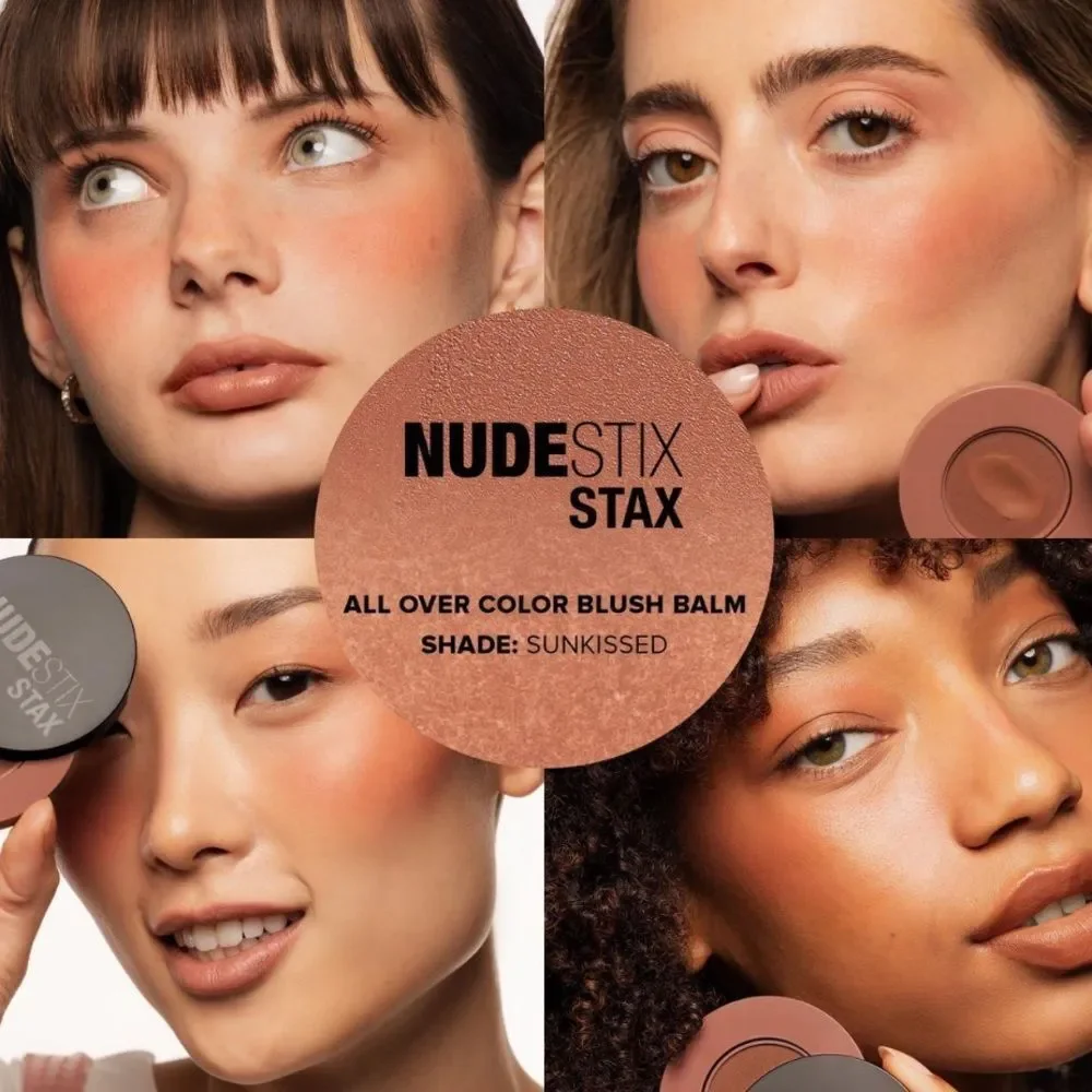 🌻NUDESTIX Sun-kissed STAX All Over Color Blush Balm New Full Size